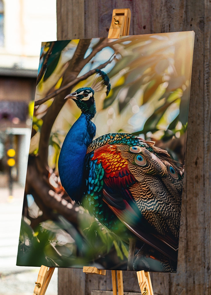 A Peacock's Portrait