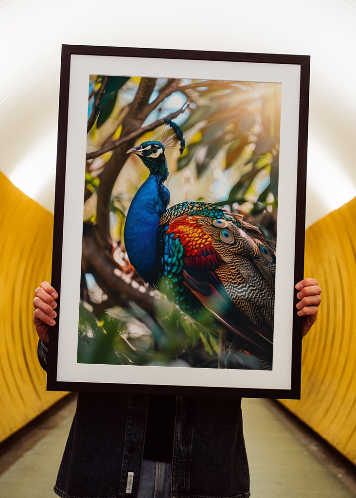 A Peacock's Portrait