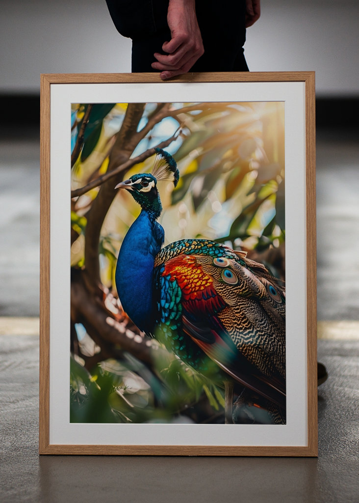 A Peacock's Portrait