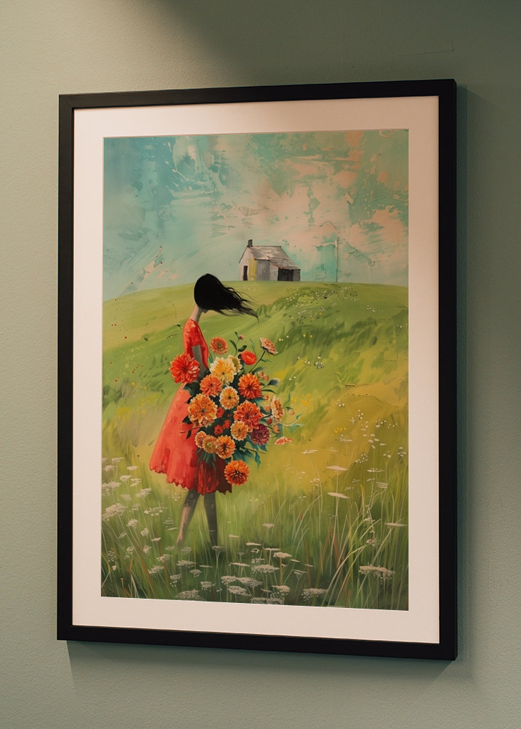 "Dahlias Golden Harvest II"