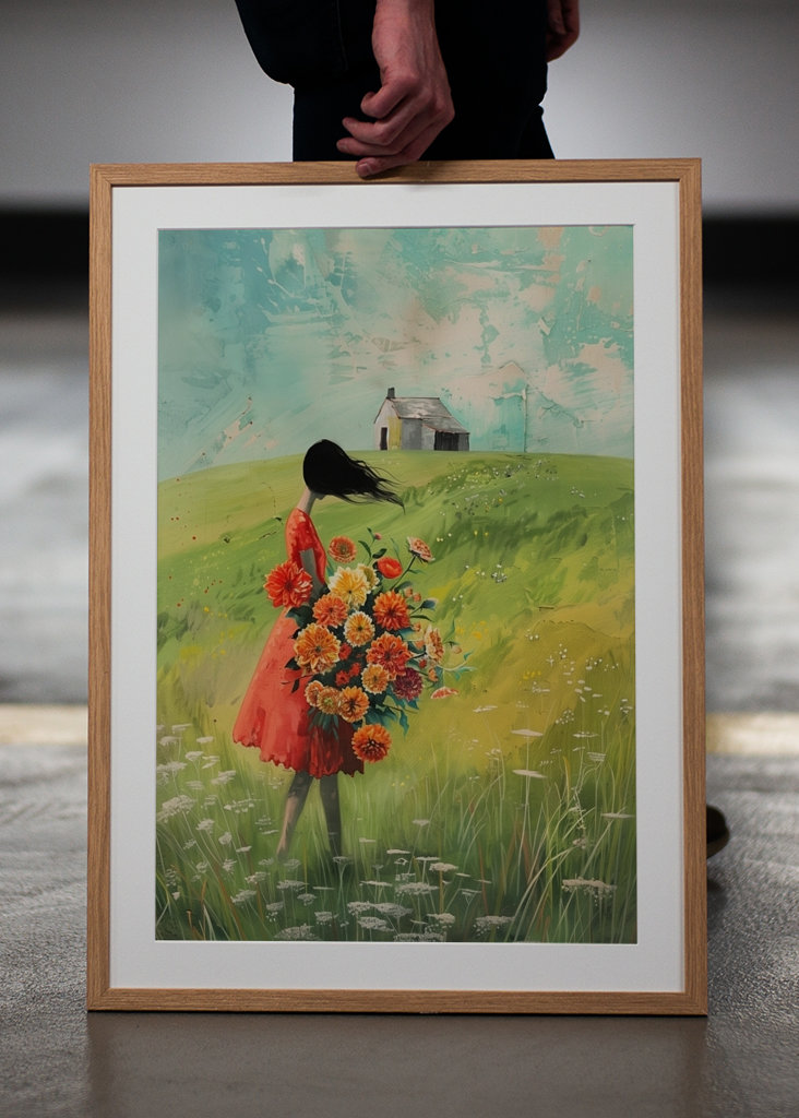 "Dahlias Golden Harvest II"