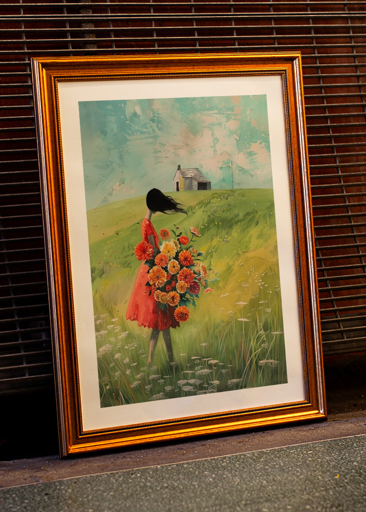 "Dahlias Golden Harvest II"