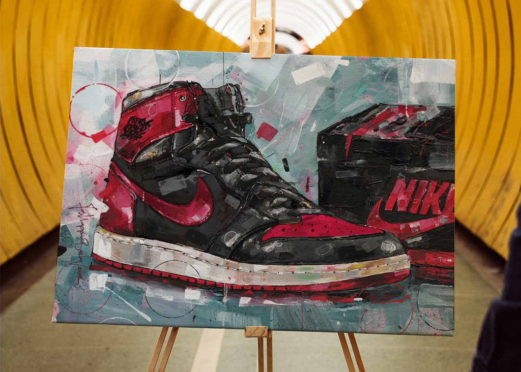 Air Jordan 1 zakázal chovné umění