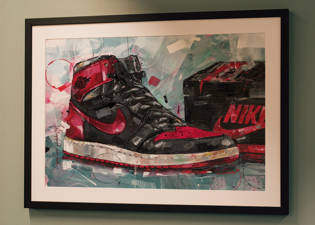 Air Jordan 1 zakázal chovné umění