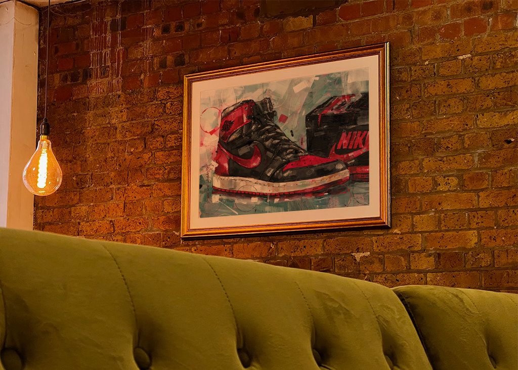 Air Jordan 1 zakázal chovné umění