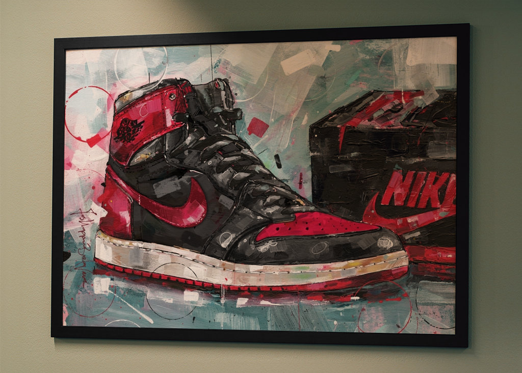 Air Jordan 1 zakázal chovné umění