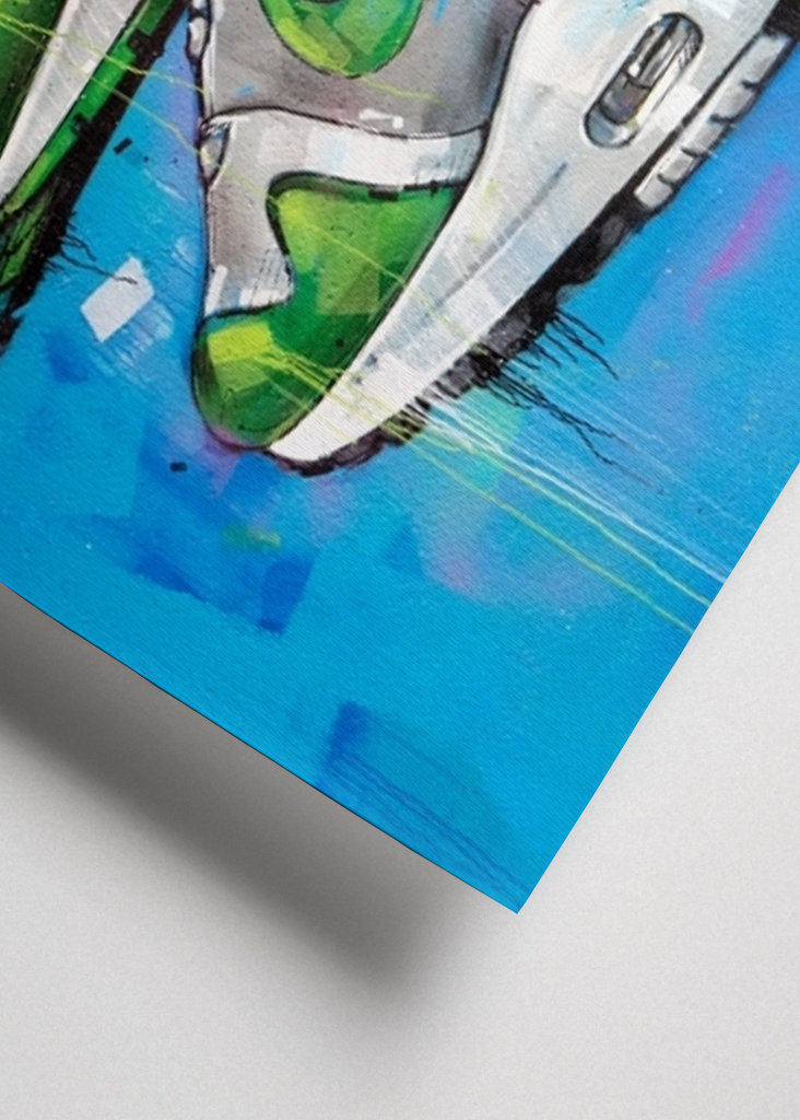 Air Max 1 Green Graffiti