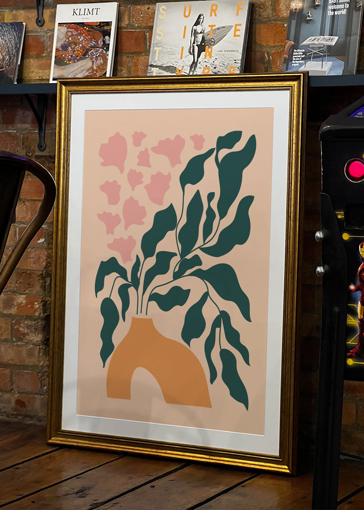 Botanical abstract flowers.