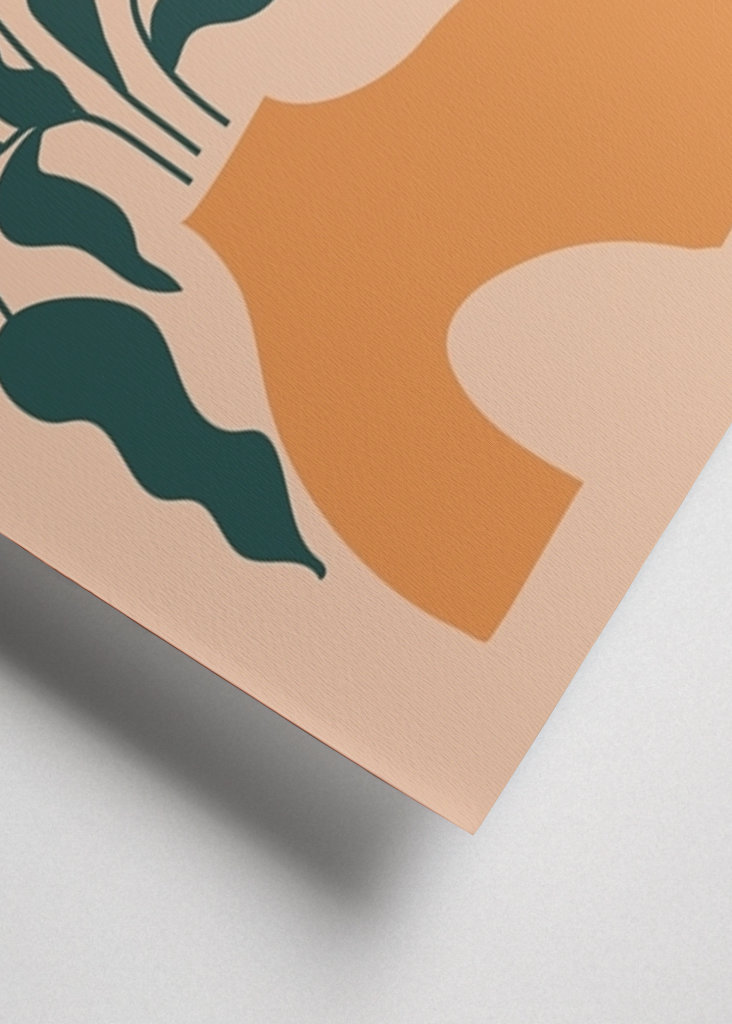 Botanical abstract flowers.