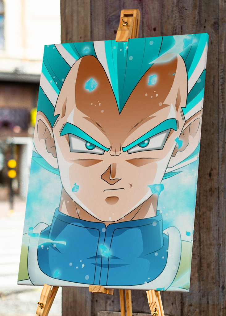 Vegeta Face Dragon Ball