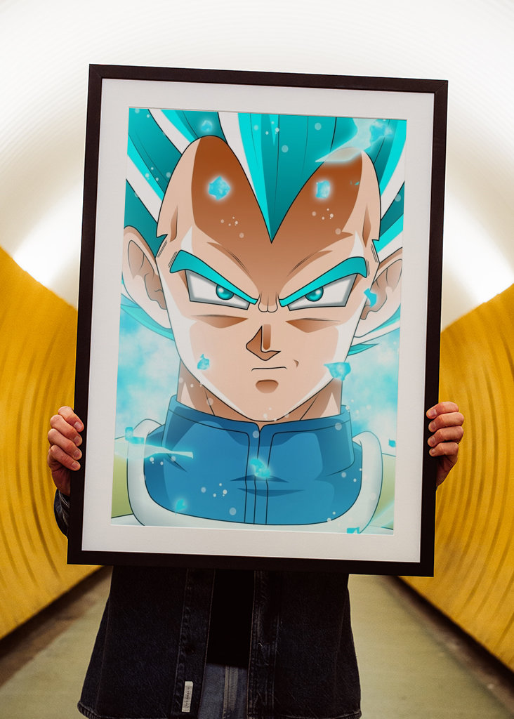 Vegeta Face Dragon Ball