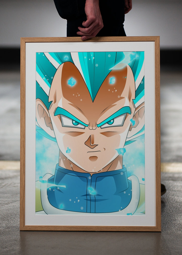 Vegeta Face Dragon Ball
