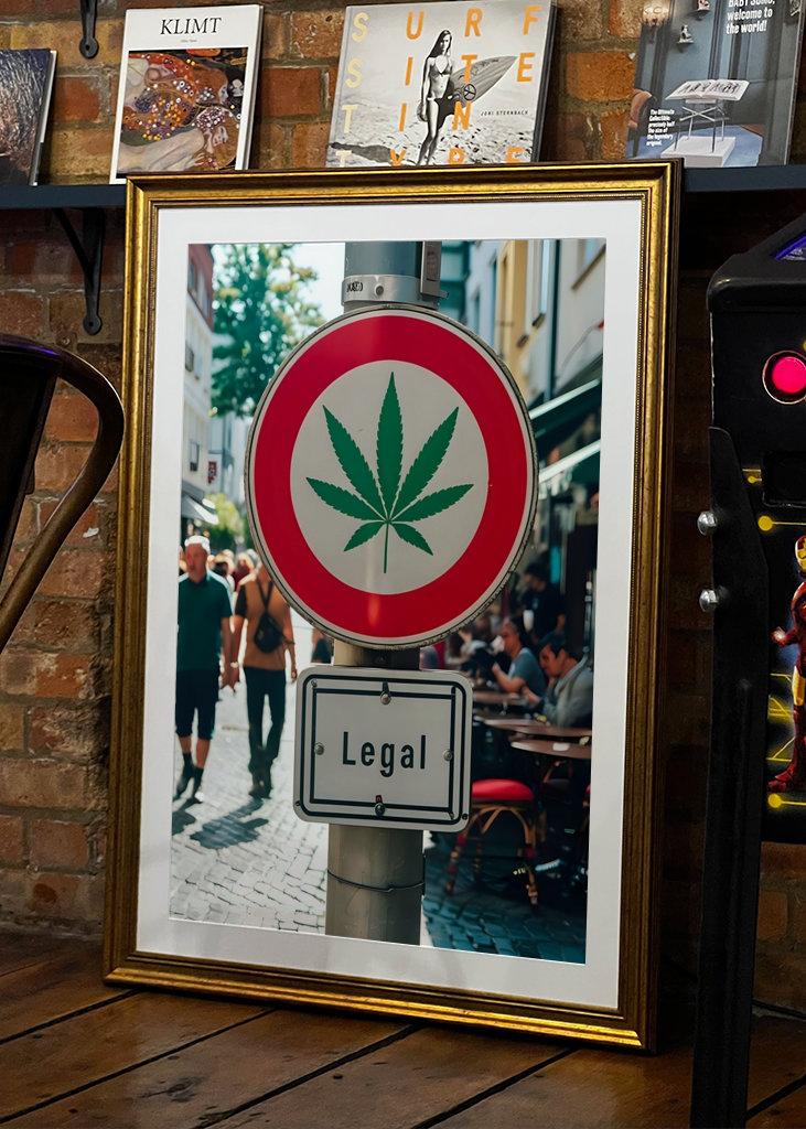 Weed legal sign