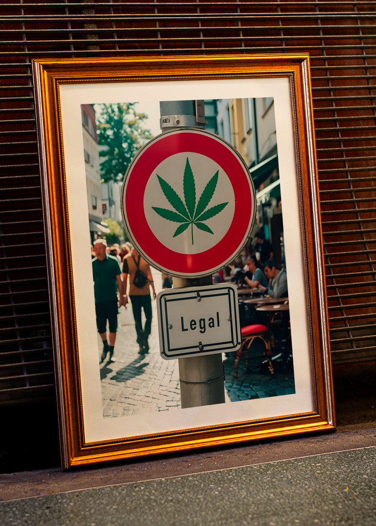 Weed legal sign