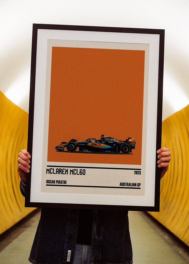 Oscar Piastri Car poster