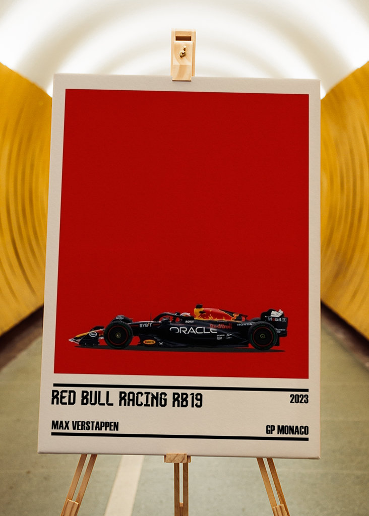 Max Verstappen Car poster