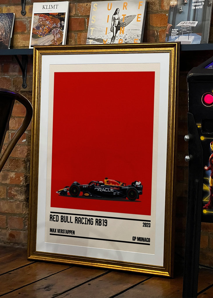 Max Verstappen Car poster