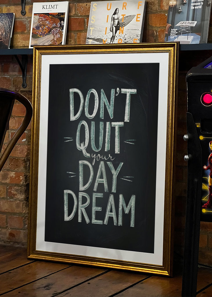 Stop niet met je dagdroom