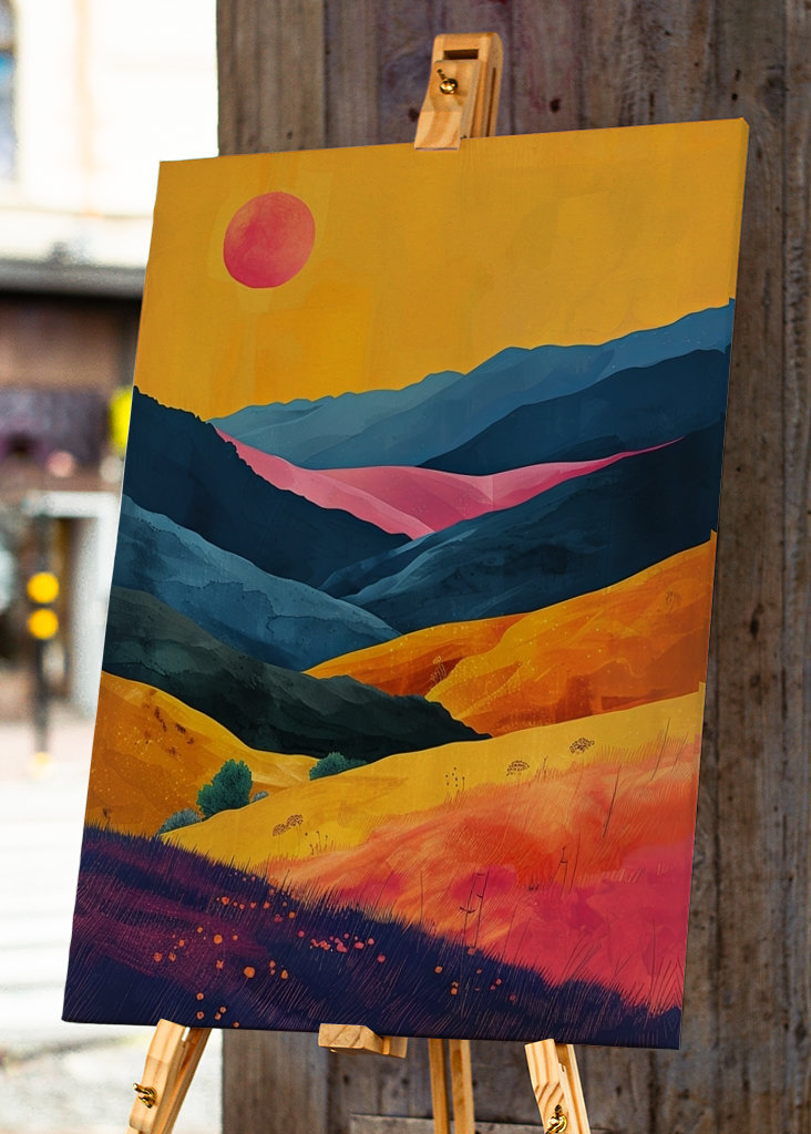 Měsíc, Krajina, Příroda, Hory 1