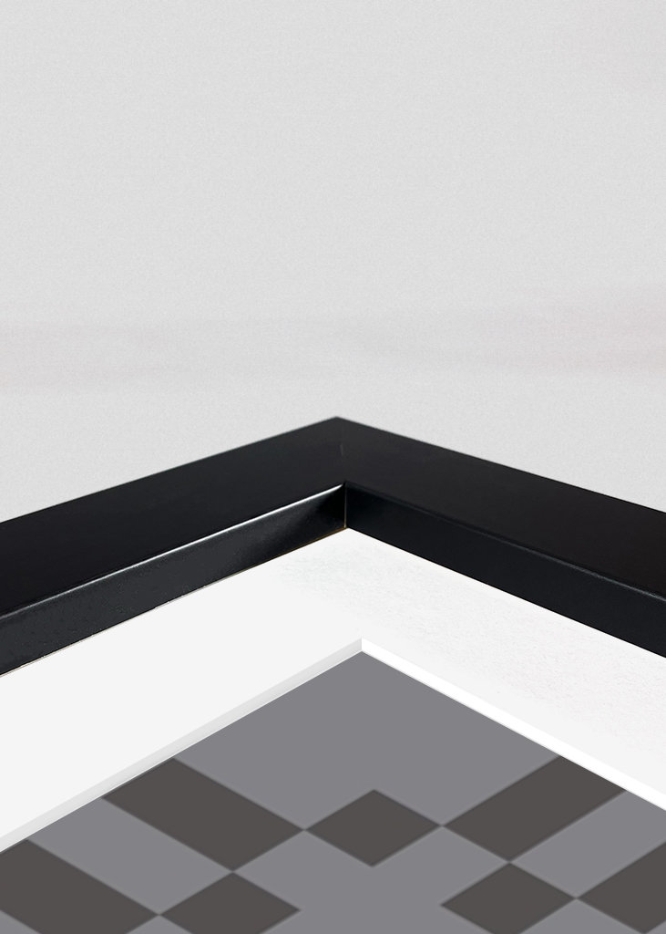 Lettera A in colori blu