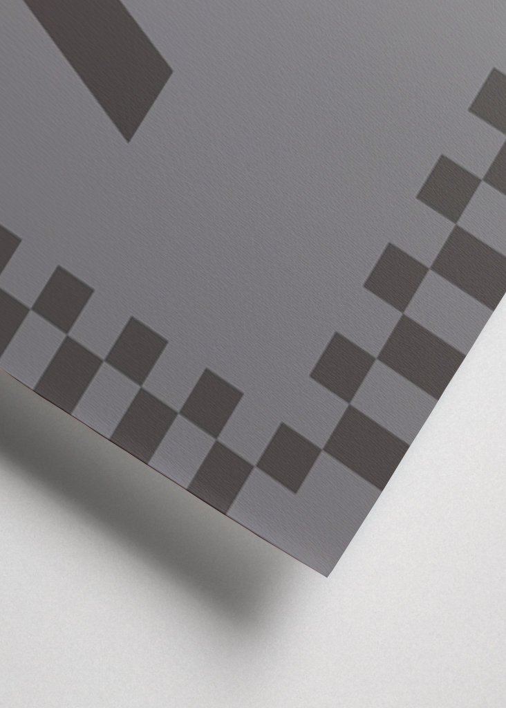 Lettera A in colori blu