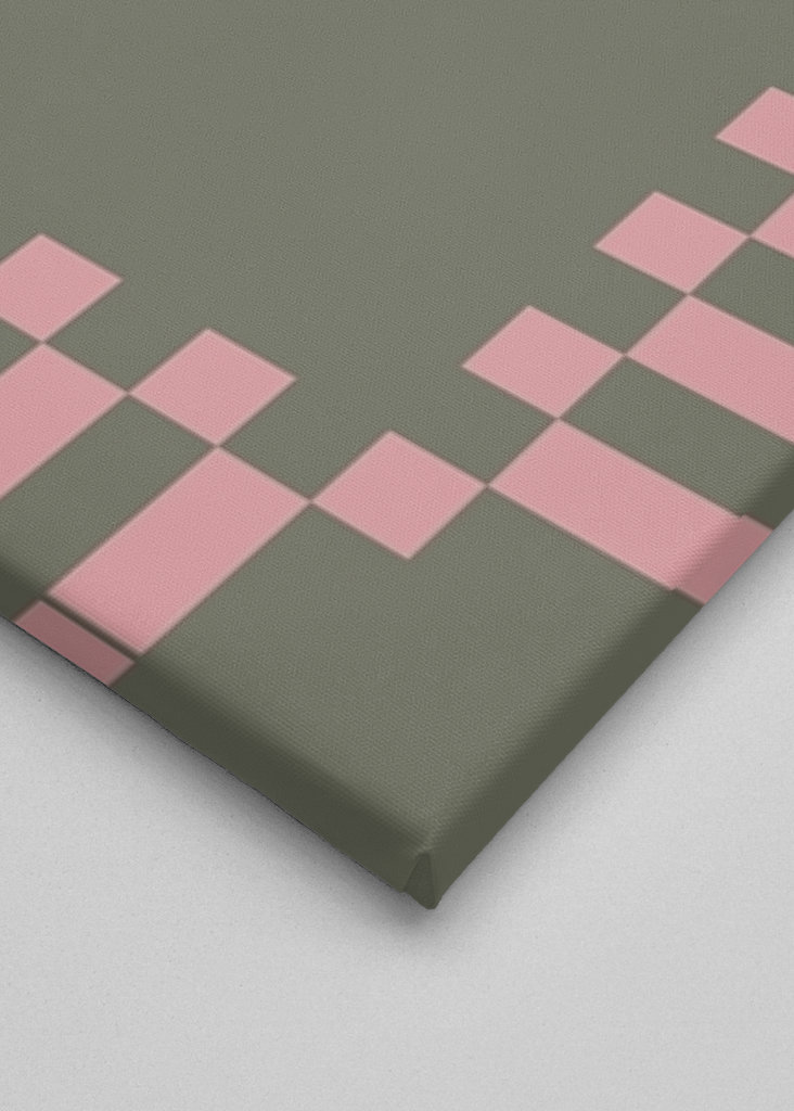 Letter E in Pink colors