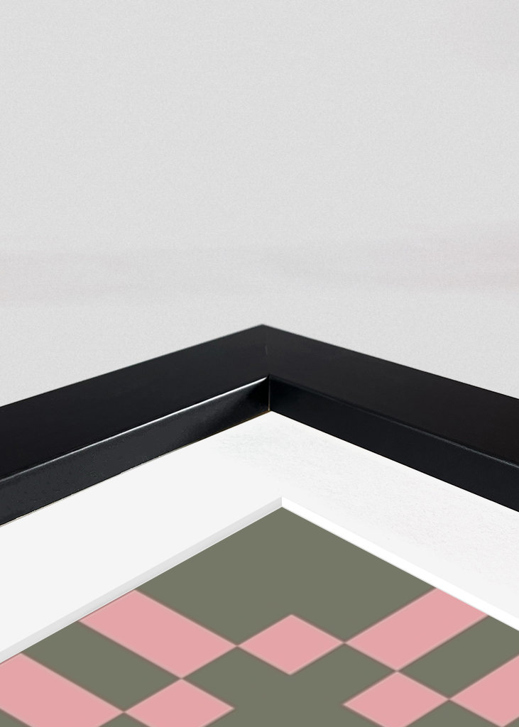 Letter E in Pink colors