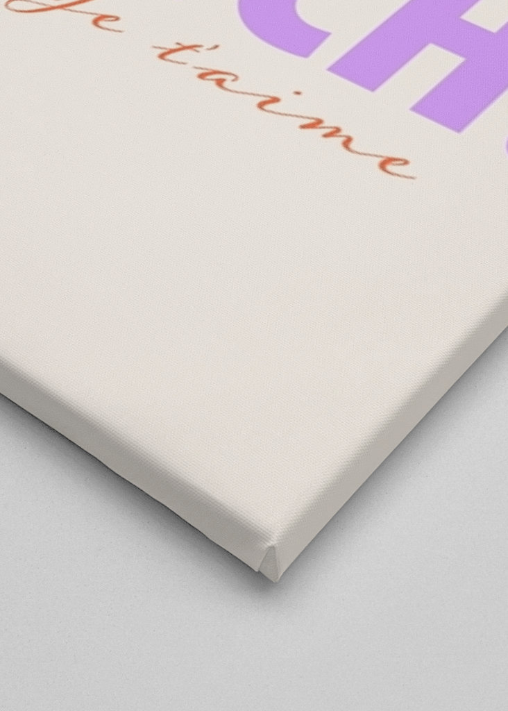 I Love You. In French.