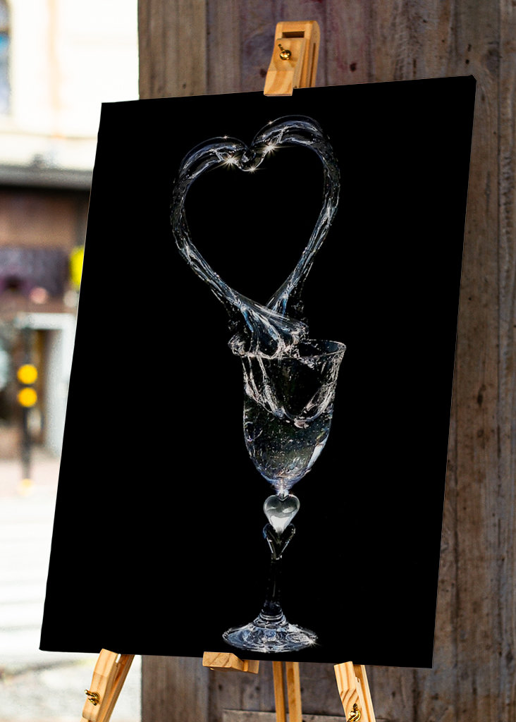 Het hart van het glas