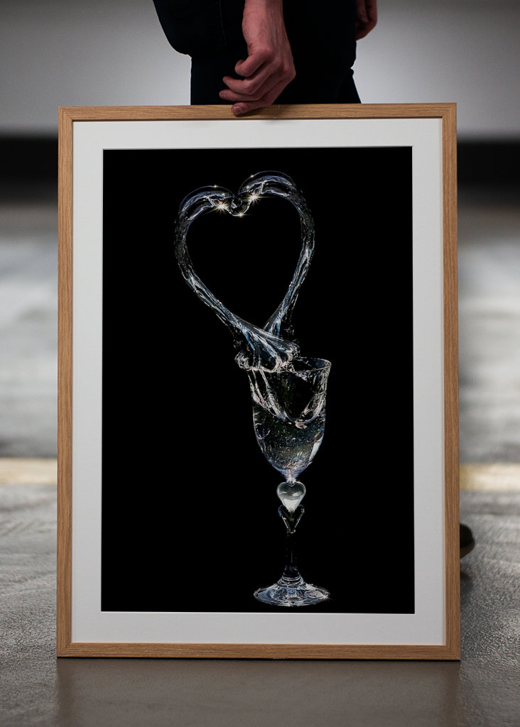 Het hart van het glas