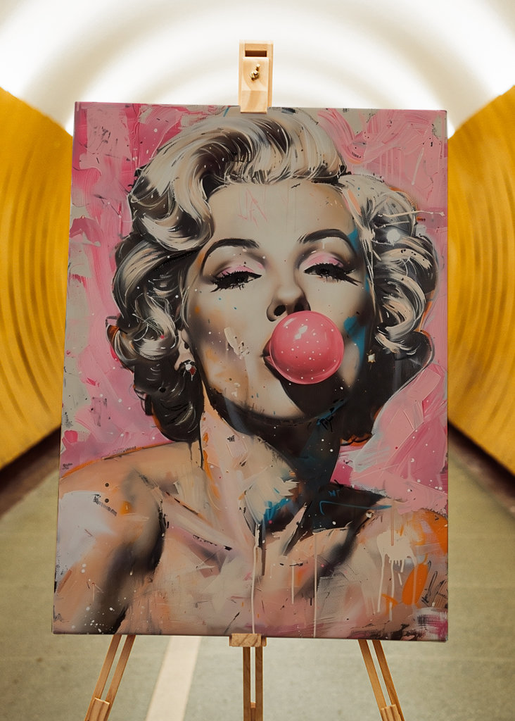Marilyn Monroe x Kaugummi