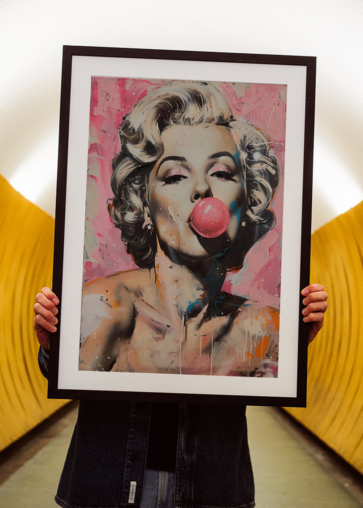 Marilyn Monroe x Kaugummi