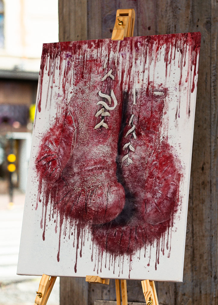 Boxing Gloves Painting