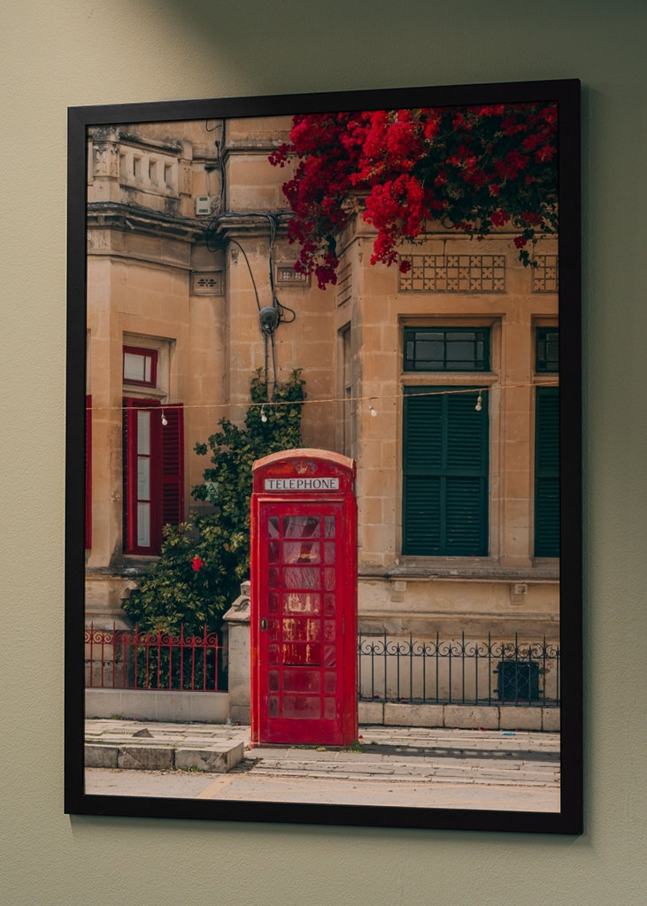 Red telephone booth