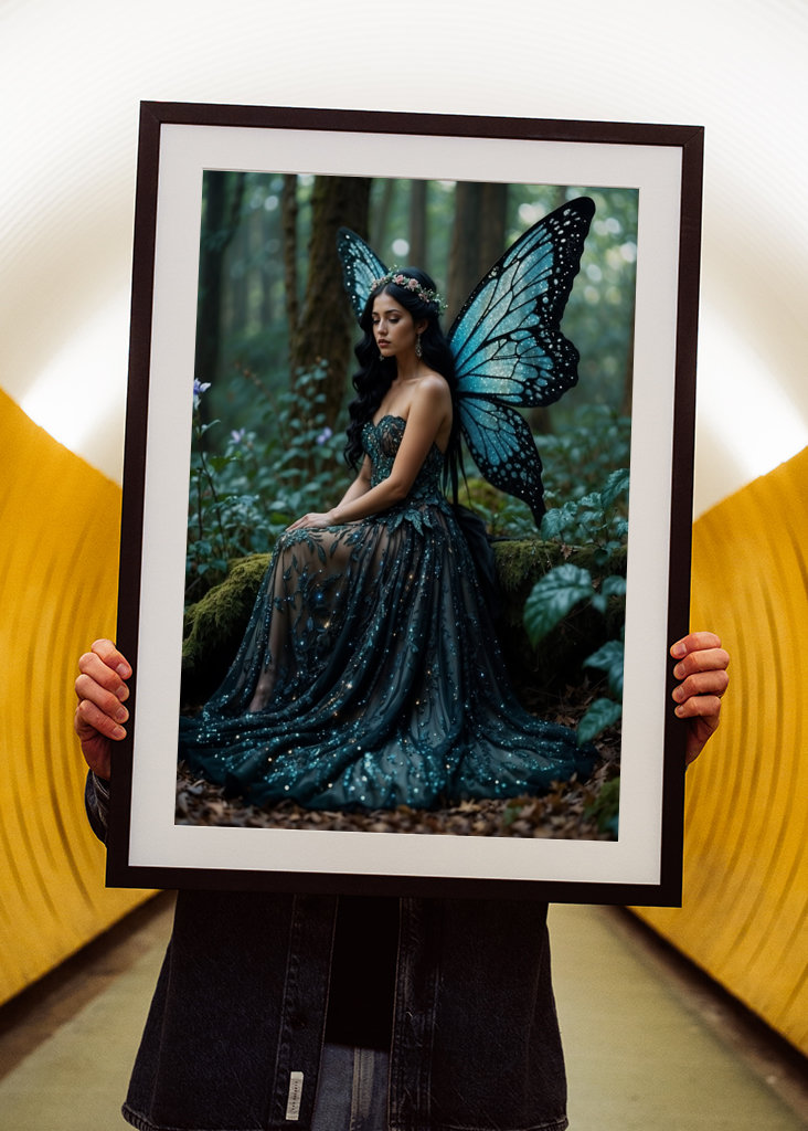 Mroczna Wróżka w lesie