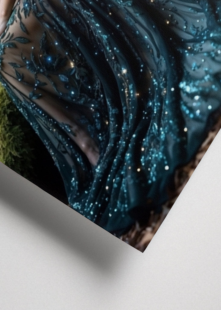 Mroczna Wróżka w lesie