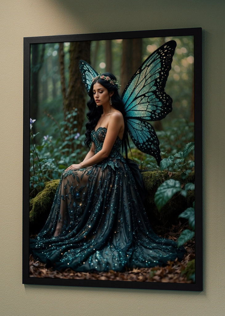 Mroczna Wróżka w lesie