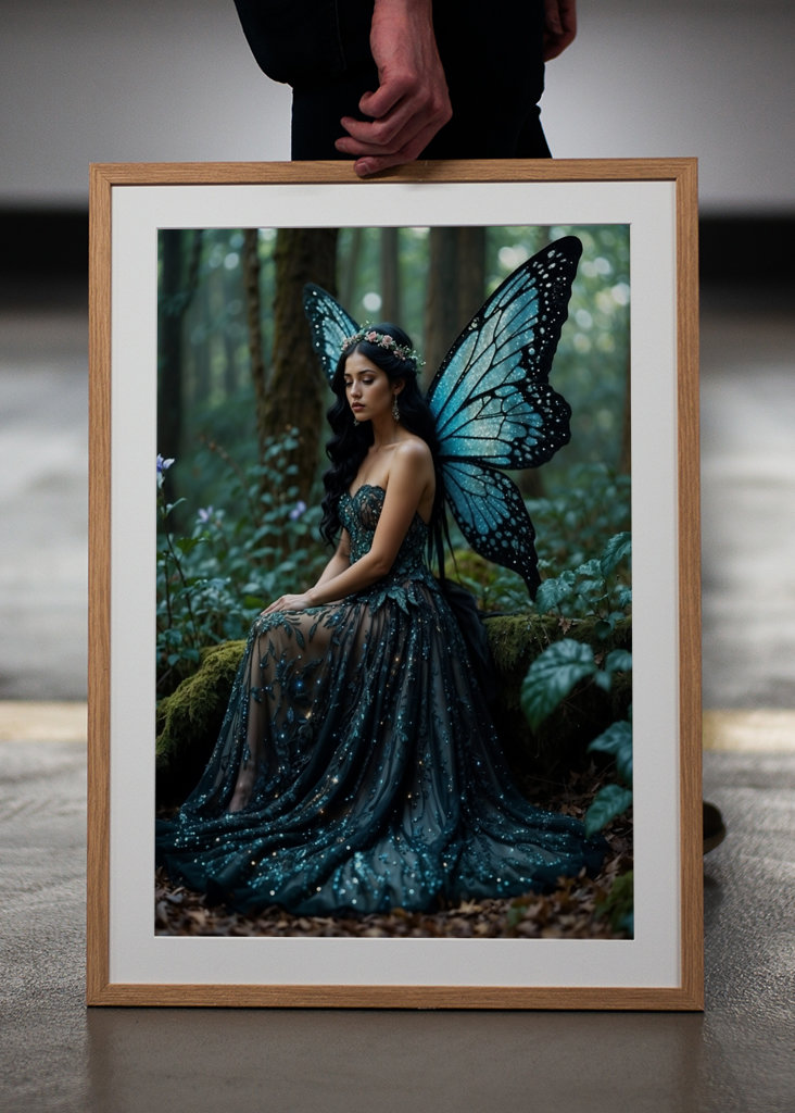 Mroczna Wróżka w lesie