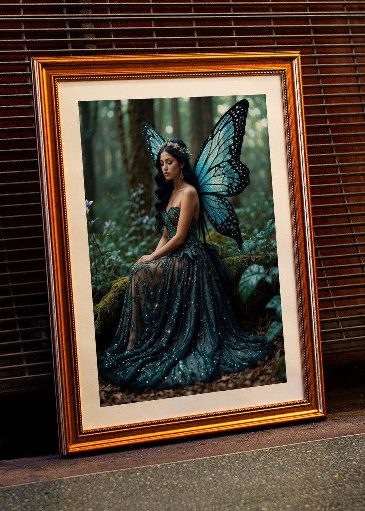 Mroczna Wróżka w lesie