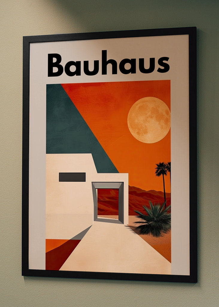 Bauhaus Poster Kunstdruck