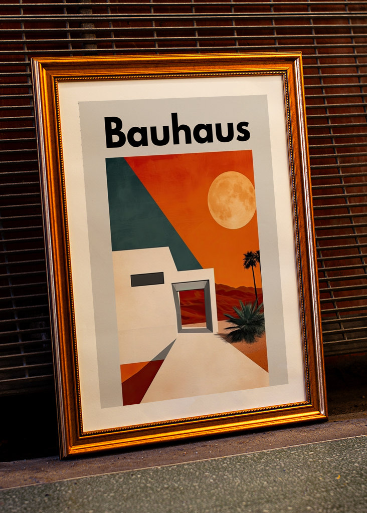 Bauhaus Poster Kunstdruck