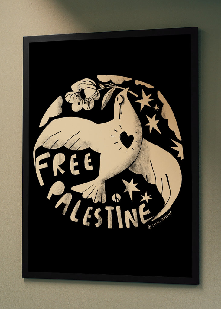 Free Palestine (black)