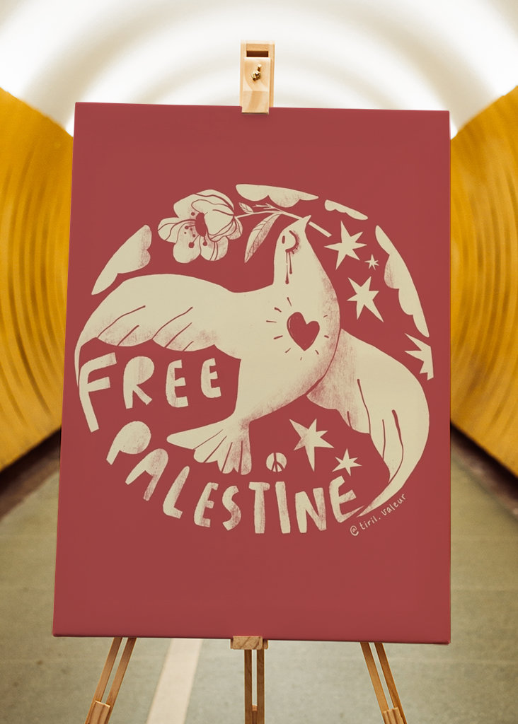 Palestina libre (rojo)