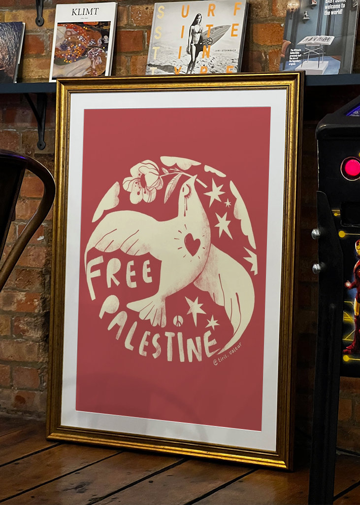 Palestina libre (rojo)