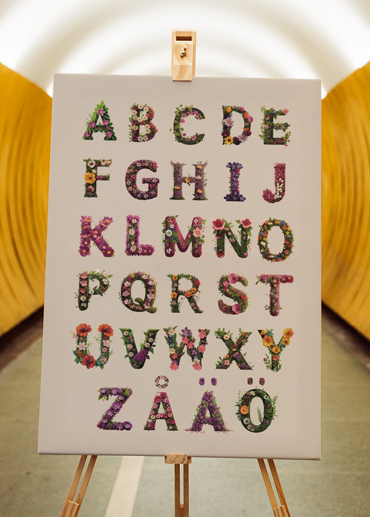 Flower alphabet