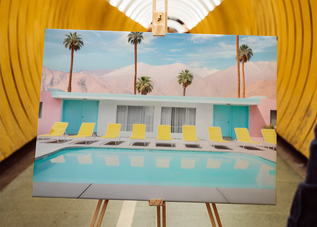 Palm Springs Zwembad Dag