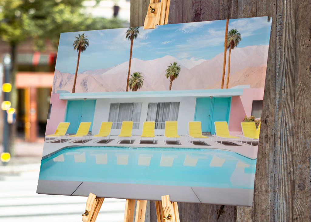 Palm Springs Zwembad Dag