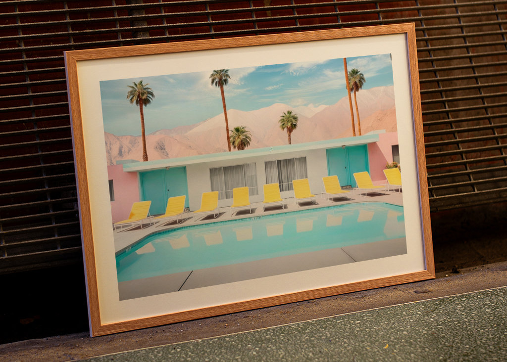 Palm Springs Zwembad Dag