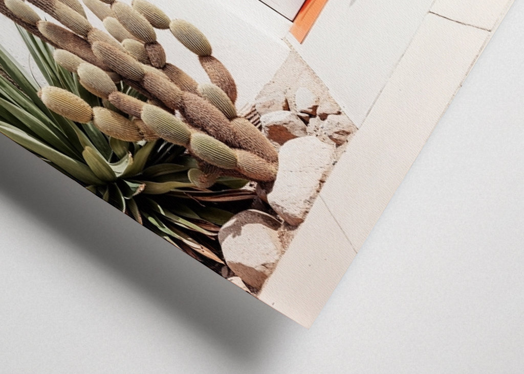 White Mid-Century Modern House