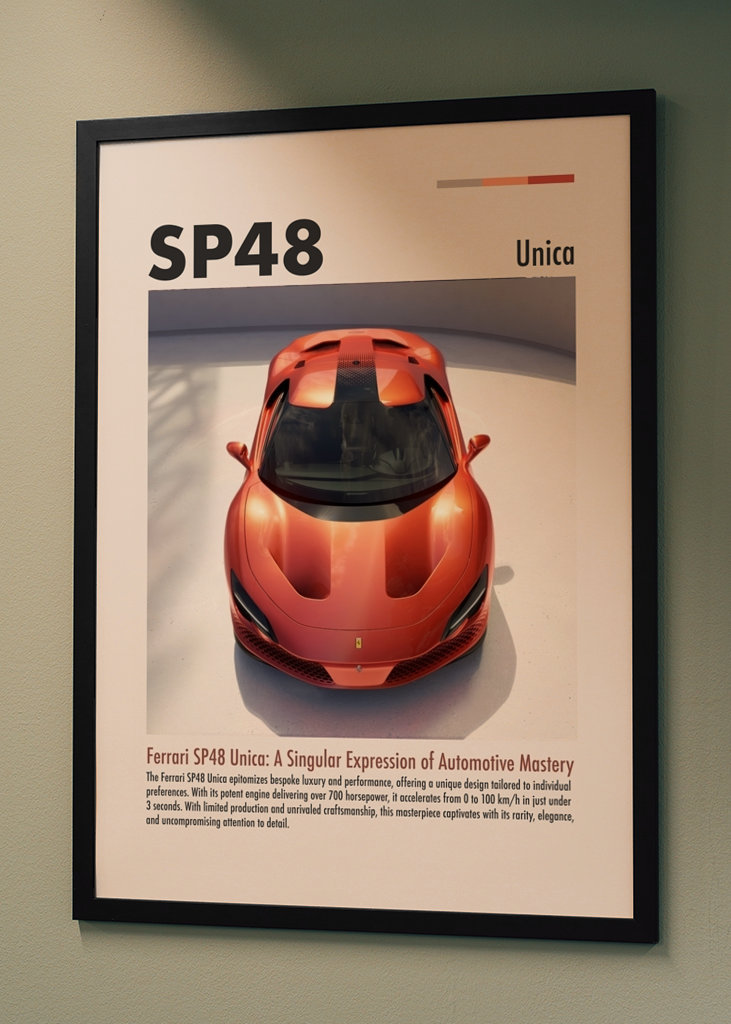El Ferrari SP48 Unica